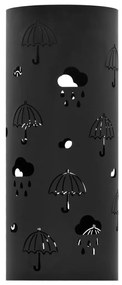 vidaXL Parapluhouder paraplu's staal zwart