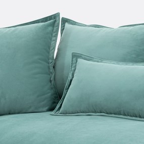 Longchair in fluweel, rechts, Odna