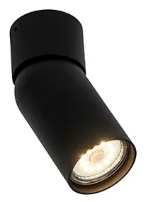 Moderne opbouwspot zwart GU10 50mm - Falo
