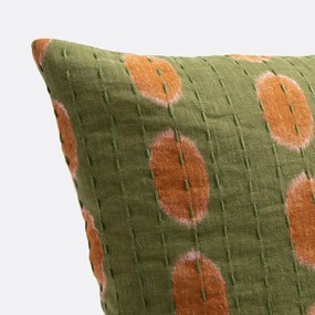 Vierkante kussenhoes, tetra, Ikat print, Asti