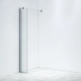 Saniclass Bellini Inloopdouche - 30x200cm - helder glas - chroom WR30-C/C