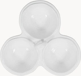 Drievoudige serveerschaal Darcy van aardewerk