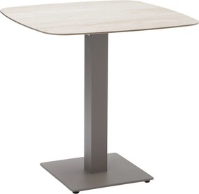 Garden Impressions Tobi bistro tuintafel 75x75 cm - taupe