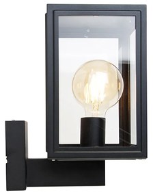Smart landelijke wandlamp zwart incl. Wifi G95 - Sutton Up