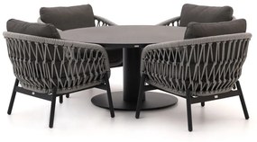 Diningset Bellagio | 4 personen | Tuinset kunststof | 5-delig | Kees Smit Tuinmeubelen