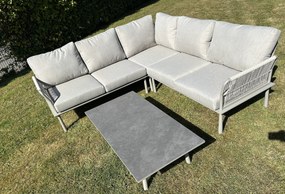 DATHO OUTDOOR Hoek Loungeset - Trino - Aluminium - Datho Outdoor - Beige