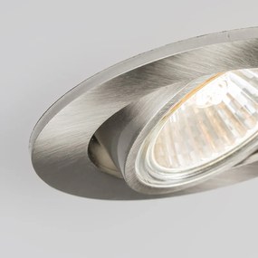 Set van 10 inbouwspots kantelbaar aluminium - Cisco Modern GU10 rond Binnenverlichting Lamp