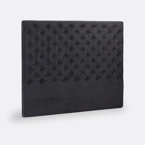 Gecapitonneerd hoofdbord in fluweel Jédéo