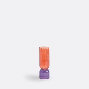 Vaas in gekleurd glas H28 cm, Tuvia