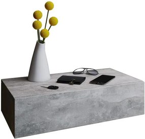 Zwevend nachtkastje halkastje Blado Maxi beton optik