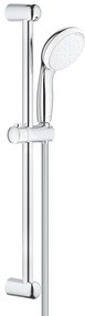 GROHE New Tempesta 100 Glijstangset - 60cm - ronde handdouche - 2 straalsoorten - gladde doucheslang - chroom/wit 2759810E