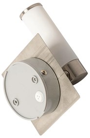 Moderne badkamer wandlamp staal IP44 - Bath