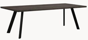 Eettafel Fred met eikenhouten tafelblad