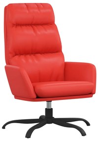 vidaXL Relaxstoel kunstleer rood