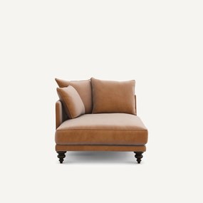 Longchair in fluweel, Lazare