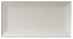 Terre d'Azur Metro wandtegel 10x20cm wit