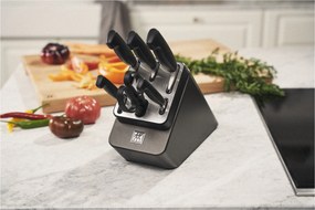ZWILLING VIER STERNE 7-delig, Messenblok, Anthraciet - VIER STERNE - ZWILLING