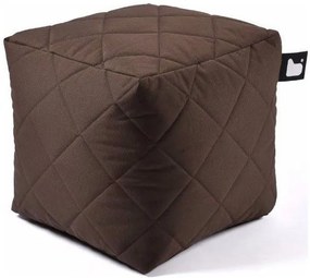 Extreme lounging B-Box Outdoor Quilted Poef - Bruin