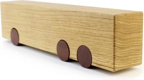 Houten Bus - Lex Pott - 'Solid Cars Series' - Massief eikenhout