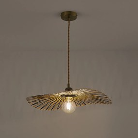 Luchtige hanglamp in bamboeØ50 cm, Ezia