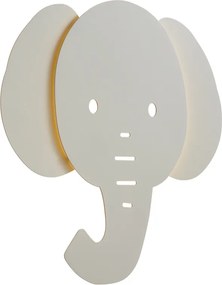 Kinder wandlamp beige incl. LED 3-staps dimbaar - Ellie the Elephant