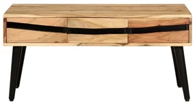 vidaXL Salontafel 88x50x42 cm massief acaciahout