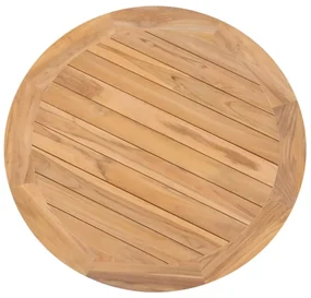 4 Seasons Outdoor Murcia tuinset latte met teak Prado tafel Ø 130 cm  Tuinset    beige weerbestendig