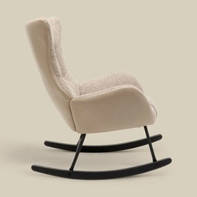 Beige Schommelstoel