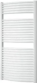 Plieger Onda designradiator horizontaal gebogen 1196x585mm 804W zilver metallic