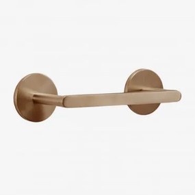 Zelfklevende Toiletrolhouder Voor Badkamer Van Roestvrij Staal Caldrumi Roze Goud Geborsteld - Sklum
