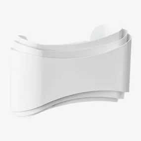 Harnet Aluminium Led-buitenwandlamp Wit - Sklum