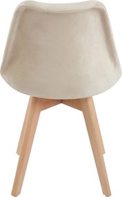 Set 4 Synk Fluwelen Stoelen