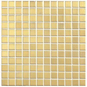 Vloer-/wandtegel goud mozaïek Deco Luce Nature 30x30cm gold mat