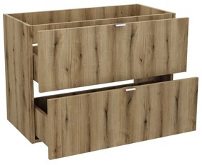 Comad Nova Oak onderkast met 2 lades 80x40x60cm eiken