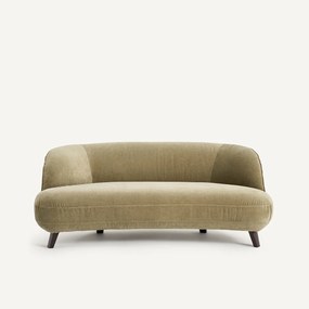 3-zits bank in linnen fluweel, Rosebury, ontwerp Emmanuel Gallina