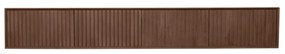Starfurn Madison Walnut Zwevend Tv-meubel Walnoot Ribbels 240 Cm - 240x35x30cm.