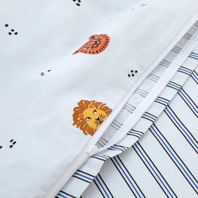 Baby dekbedovertrek, katoen perkal, dierenprint, PETITE SAVANE