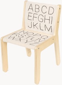 Houten kinderstoel ABC