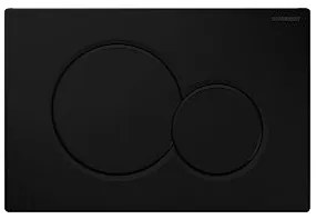 Geberit Sigma 01 drukplaat mat zwart