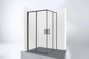 Best Design Hulmer douchecabine met schuifdeuren 120x90x210cm verouderd ijzer - gunmetal