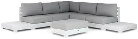 Loungeset 5 personen Aluminium Wit Santika Furniture Santika Phantom