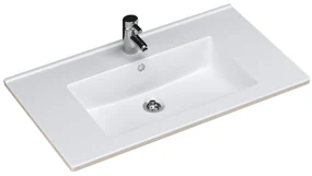 Sanicare Q10 keramische wastafel 80x45cm wit