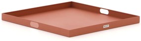 Dienblad voor buiten en binnen  | Manifesto  | Aluminium | Oranje | 70x70cm | Kees Smit Tuinmeubelen