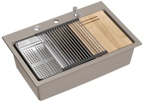 granieten spoelbak MARC 110 WORKSTATION Beige