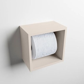 Mondiaz Easy Cube toilet rolhouder 16x16cm linen