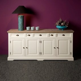 Tower Living Landelijk Dressoir 4D Fleur - 200x50x90cm.