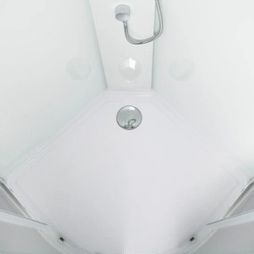 Kerra Wega complete douchecabine met massagejets wit