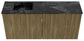 Mondiaz Joya DLux 90cm toiletmeubel dusk met wastafel faye links zonder kraangat lava