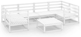 vidaXL 7-delige Loungeset massief grenenhout