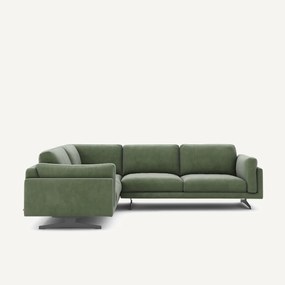 Hoekbank fluweel, César